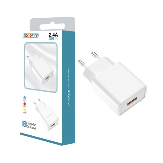 Modorwy Adaptor MA1101 5V USB 2.0 White Modorwy Adaptor MA1101 5V USB 2.0 White
